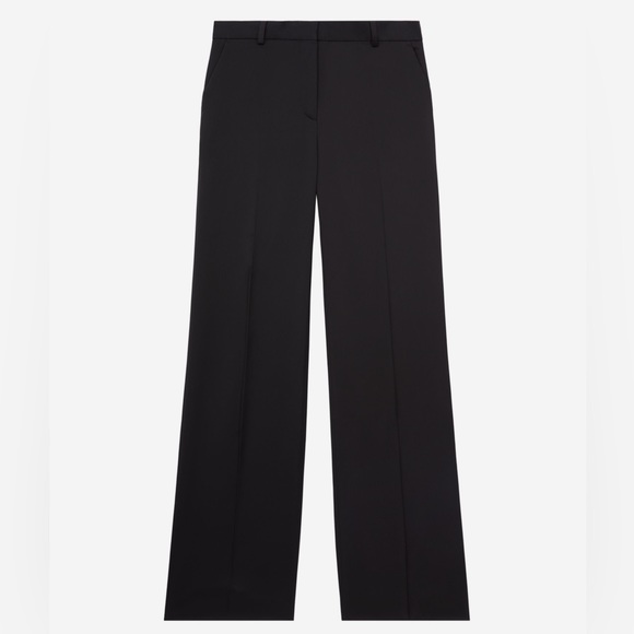 The Kooples Pleated Satin Trouser Pants - Picture 7 of 8